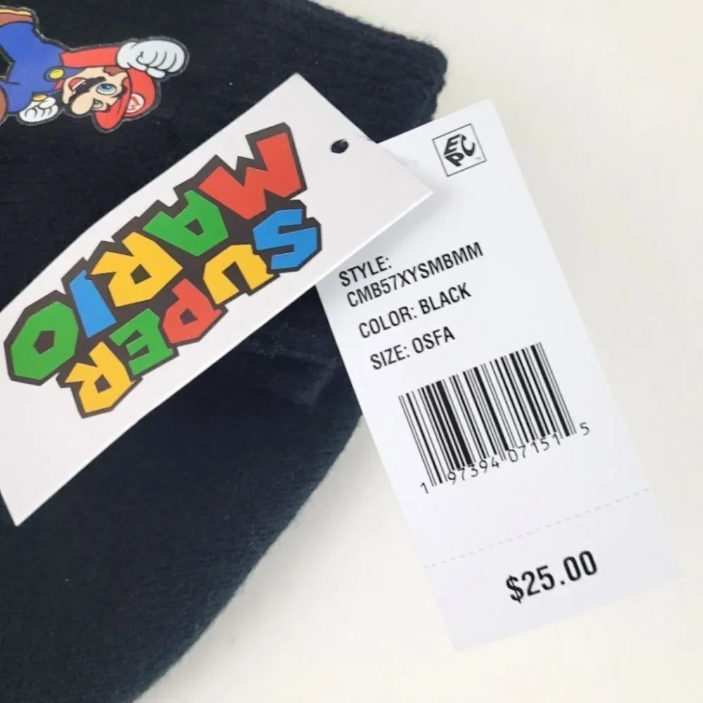NINTENDO Super Mario Bros beanie + gloves set